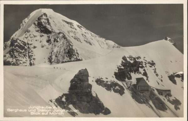 Jungfraubahn Berghaus Station Jungfraujoch Mönch