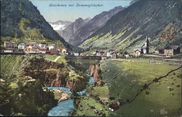 Goeschenen Dammagletscher Brücke