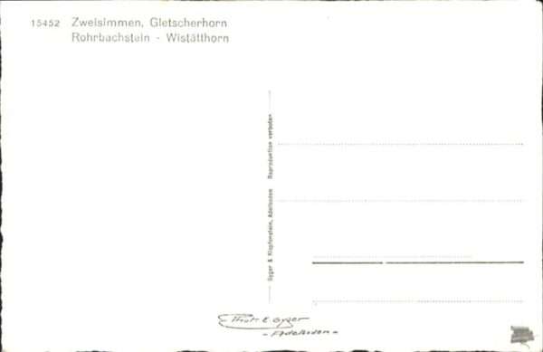 Zweisimmen Gletscherhorn Rohrbachstein Wistätthorn – Bild 2