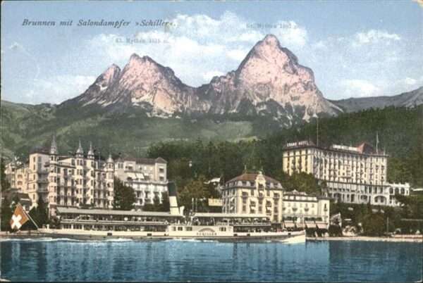 Brunnen SZ Salondampfer Schiller