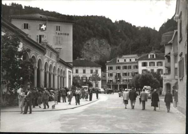 Bad Ragaz Ragatz Dorfplatz