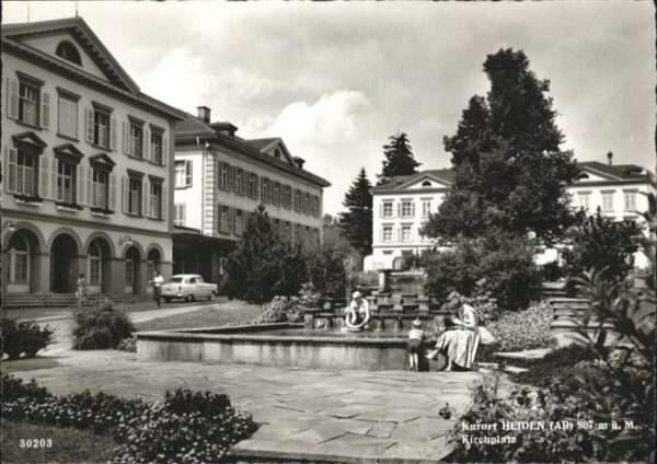 Heiden AR Kirchplatz Brunnen