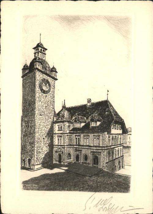 Luzern LU Rathaus Künstler N Buschbaum