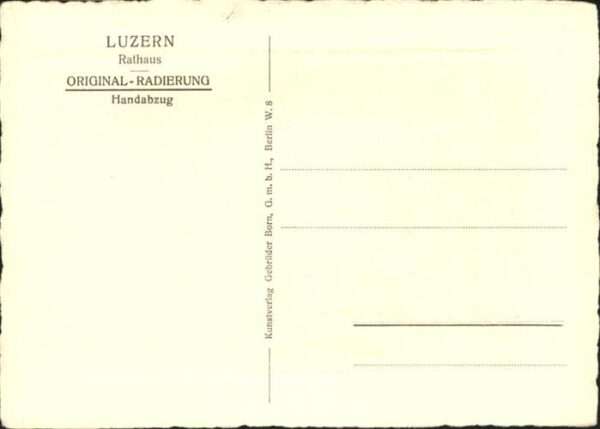 Luzern LU Rathaus Künstler N Buschbaum – Bild 2