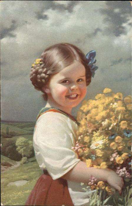 Baby Nursery Bebe Mädchen Blumen