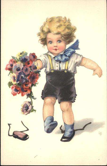 Baby Nursery Bebe Junge Blumen