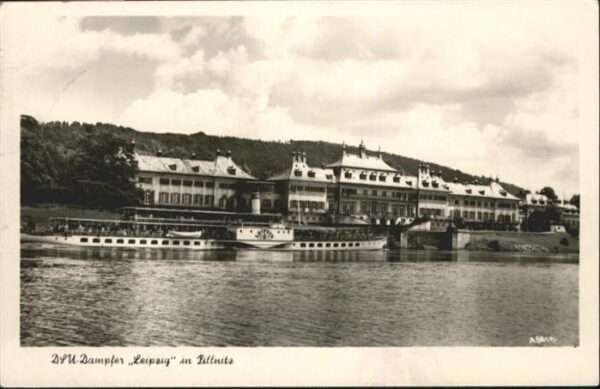 Dampfer Seitenrad Leipzig Pillnitz