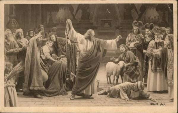 Theater Oberammergau Vertreibung Händler