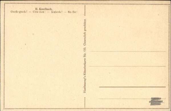 Kaulbach Hermann Guck Guck Schultafel – Bild 2