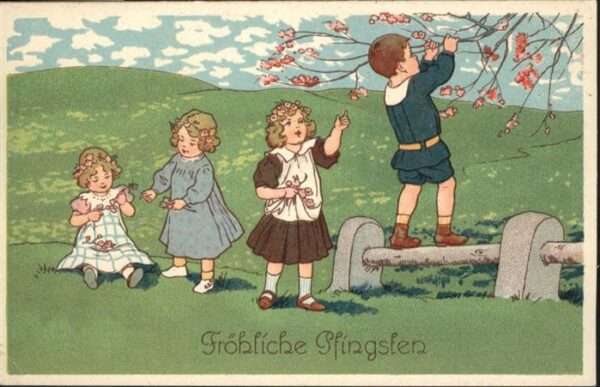 Pfingsten Pentecost Pentecote Kinder