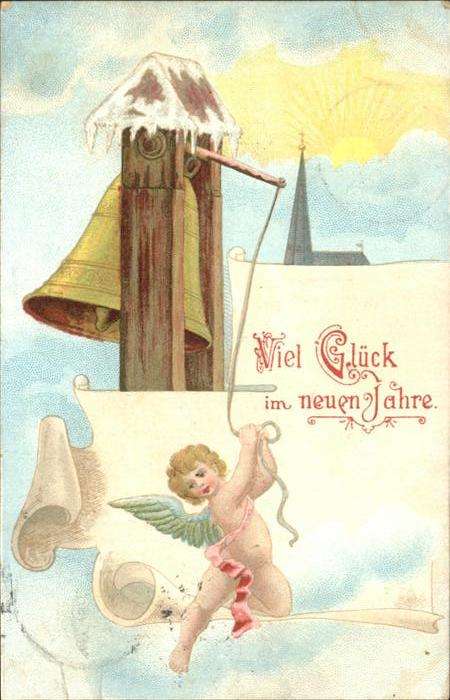 Engel Neujahr Glocke