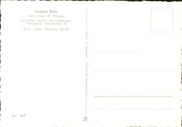 Schauspieler Gudula Blau – Bild 2
