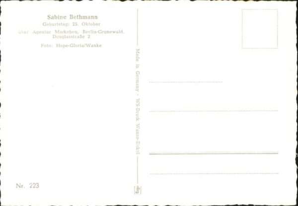 Schauspieler Sabine Bethmann – Bild 2