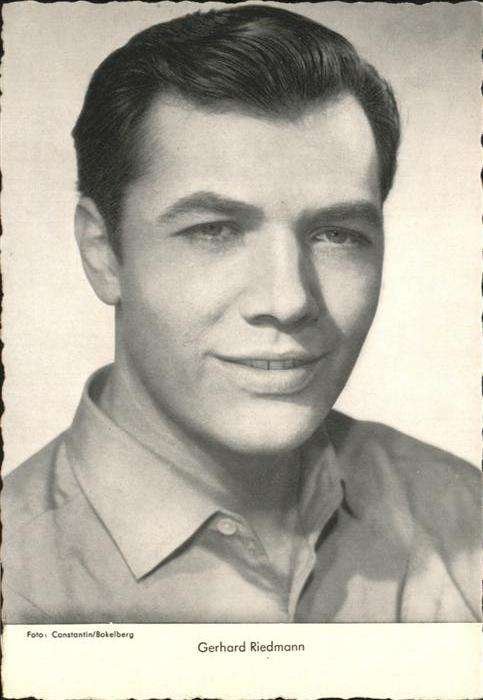 Schauspieler Gerhard Riedmann