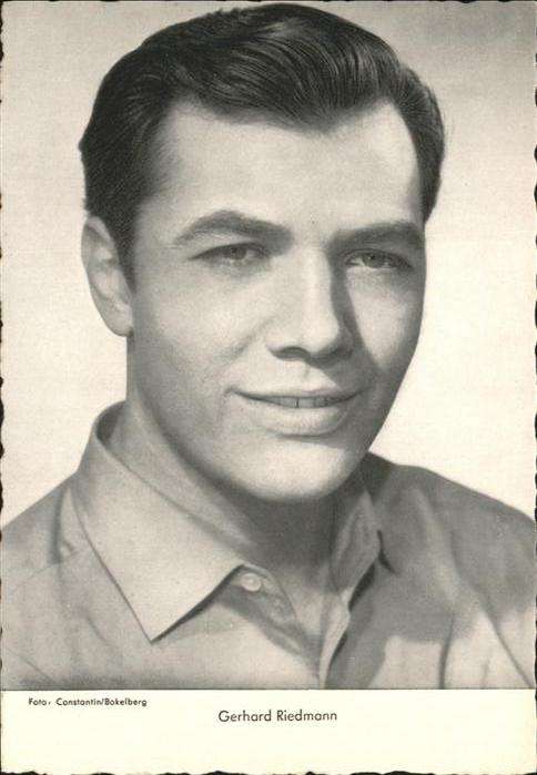 Schauspieler Gerhard Riedmann