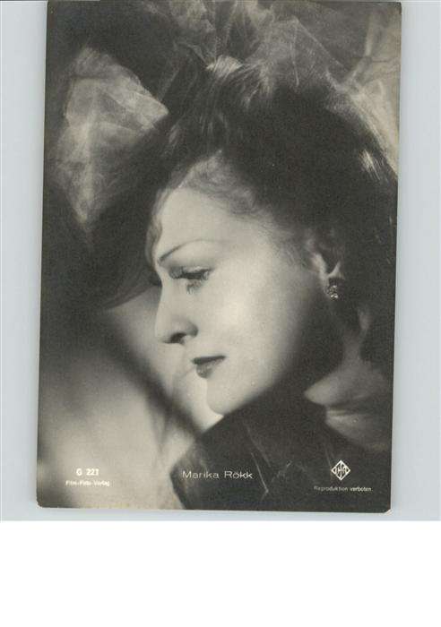 Verlag Film-Foto-Verlag Nr. G 221 Marika Rökk