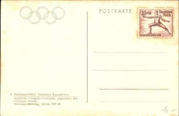 Stadion Reichssportfeld Deutsche Kampfbahn Olym – Bild 2