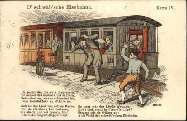 Eisenbahn Schwäbische Eisenbahn Gedicht