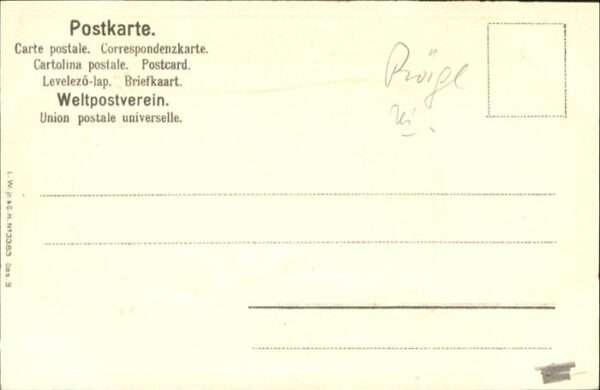 Trompeter Scheffel Vers Prägedruckkarte – Bild 2