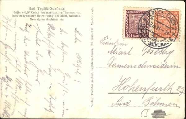 Teplitz-Schoenau Teplice Krieger Denkmal Steinbad – Bild 2