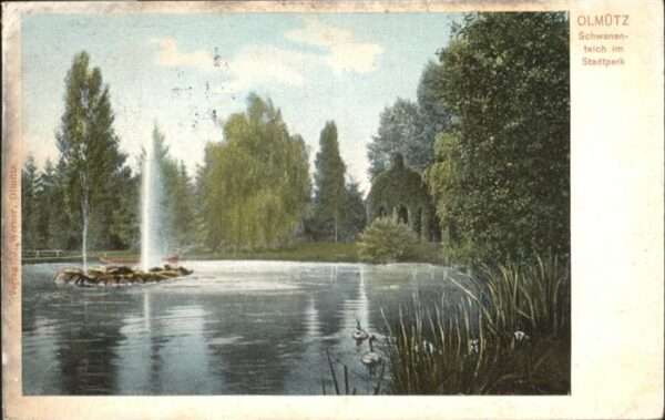 Olmuetz Olomouc Schwanenteich Stadtpark