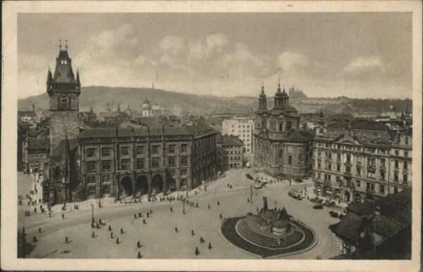 Prag Prahy Prague Ringplatz Hus Denkmal