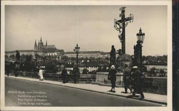 Prag Prahy Prague Karlsbrücke