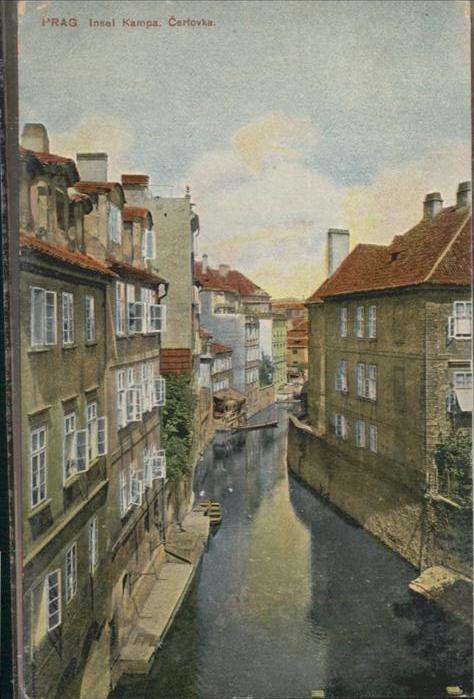 Prag Prahy Prague Insel Kampa