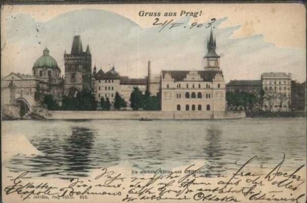 Prag Prahy Prague Mühlen Brückenthurm