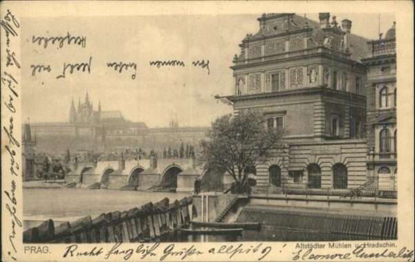 Prag Prahy Prague Altstädter Mühlen Hradschin