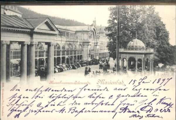 Marienbad Tschechien Boehmen Kreuzbrunnen Colonnade