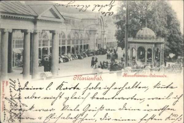 Marienbad Tschechien Boehmen Kreuzbrunnen Colonnade
