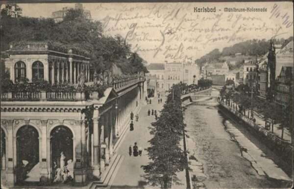 Karlsbad Eger Mühlbrunn Kolonnade