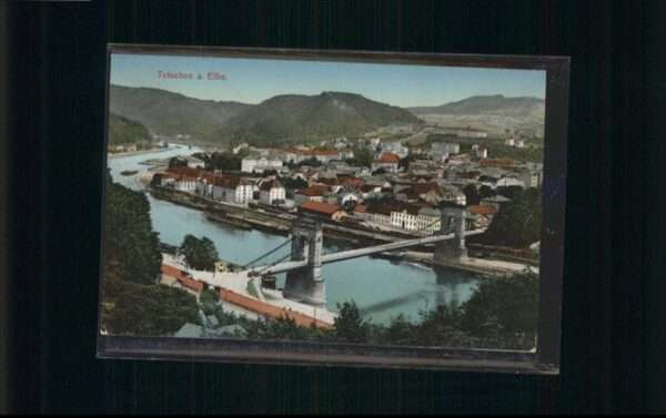 Tetschen-Bodenbach Boehmen Elbe Brücke
