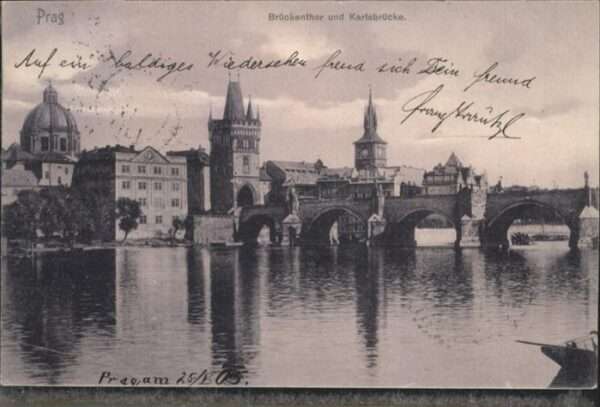 Prag Prahy Prague Brückenthor Kalrsbrücke