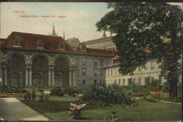 Prag Prahy Prague Waldsteinischer Garten