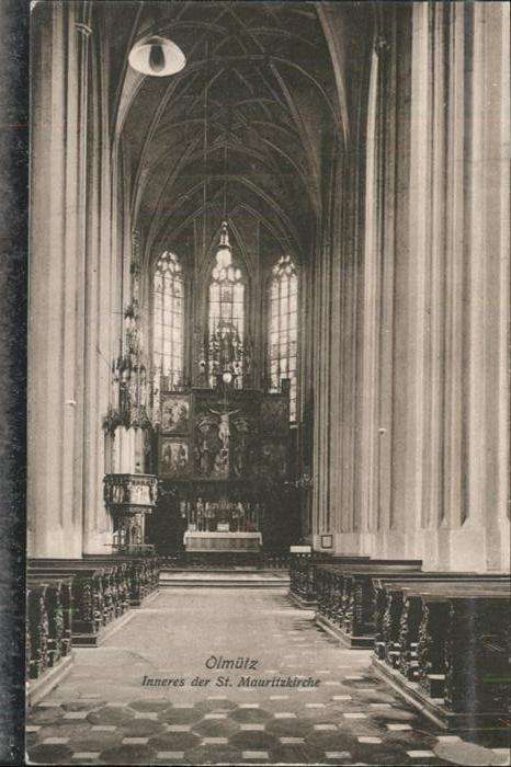 Olmuetz Olomouc Inneres St Mauritz Kirche