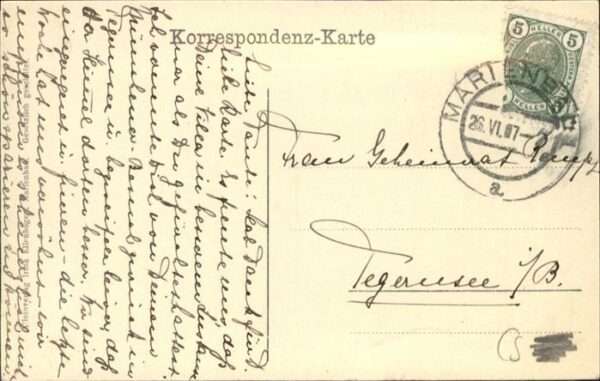 Marienbad Tschechien Boehmen Stefanstrasse Kutsche – Bild 2