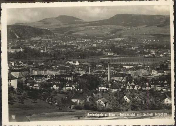 Bodenbach-Tetschen Boehmen Schloss Tetschen