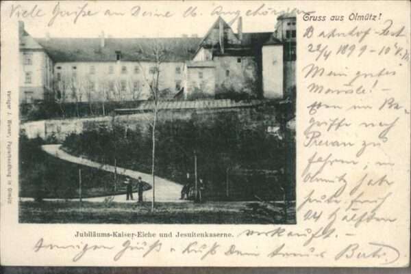 Olmuetz Olomouc Jubiläums Kaiser Ecke Jesuitenkaserne
