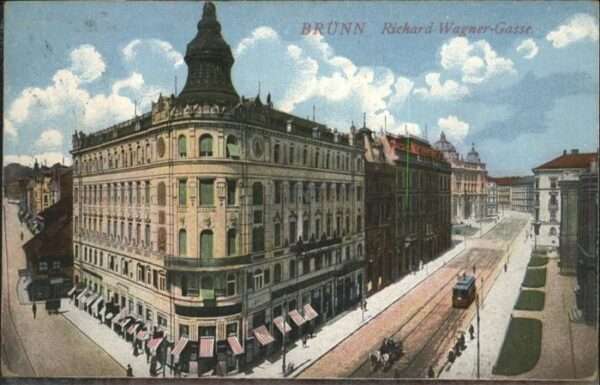 Bruenn Brno Richard Wagner Gasse Strassenbahn