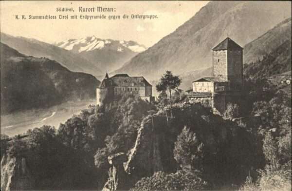 Meran Merano Stammschloss Tirol Erdpyramide Ortlergr
