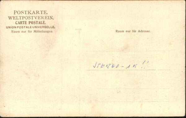 Meran Merano Stereoscopkarte – Bild 2