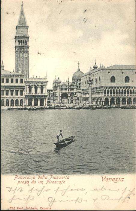 Venezia Venedig Panorama Piazzetta