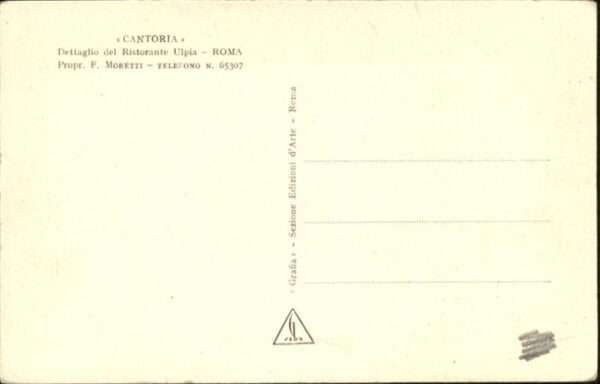 Rom Roma Cantoria Ristorante Ulpia – Bild 2