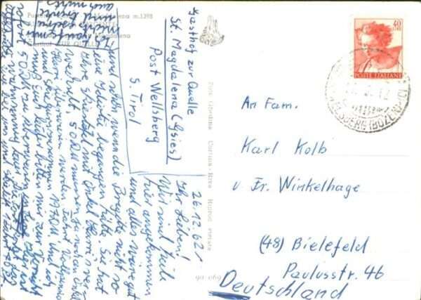 St Magdalena Gsies Gasthof zur Quelle – Bild 2