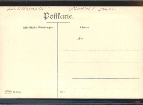 Suedtirol Cinque Torri Fotolithographie – Bild 2