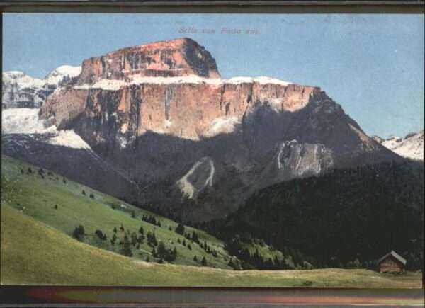 Suedtirol Sella Fassa Fotolithographie