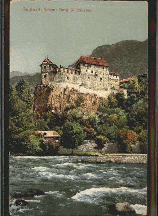 Bozen Suedtirol Burg Runkelstein Lithographie
