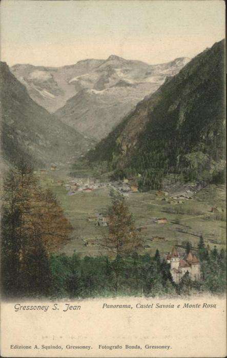 Gressoney Castel Savoia Monte Rosa